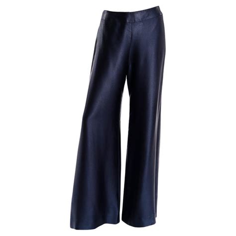 Chanel wide leg jeans